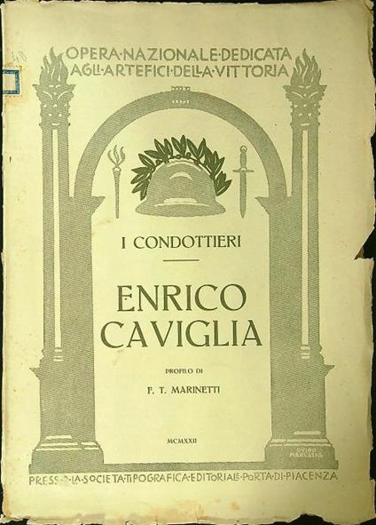 Enrico Caviglia - copertina