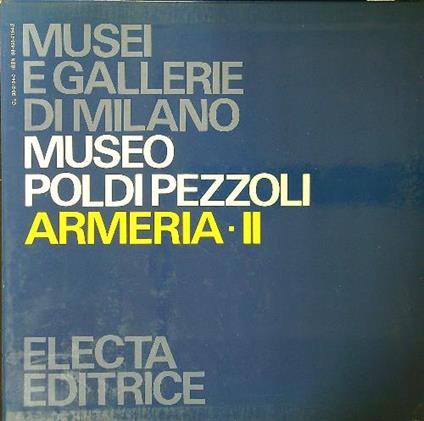 Museo Poldi Pezzoli Armeria II - copertina