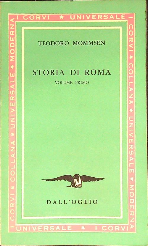 Storia di Roma 8vv - Theodor Mommsen - copertina