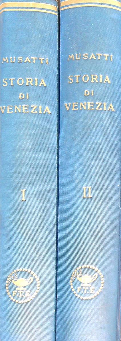 Storia di Venezia. 2vv - Eugenio Musatti - copertina