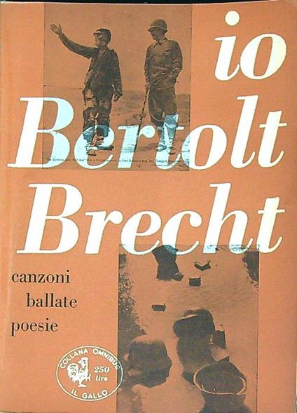 Io bertolt Brecht - copertina