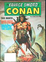 The savage sword of Conan The Barbarian n. 6 April 1978