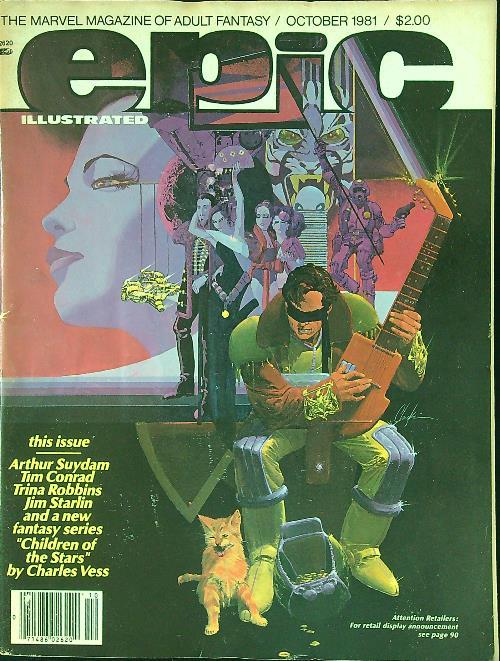 Epic Vol 1 No. 8 October 1981 - copertina