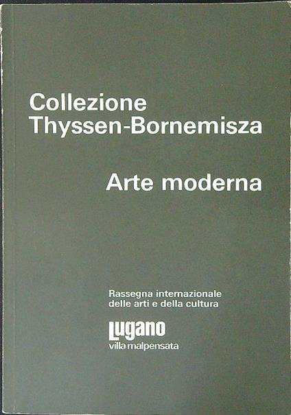 Collezione Thyssen-Bornemisza Arte moderna - copertina