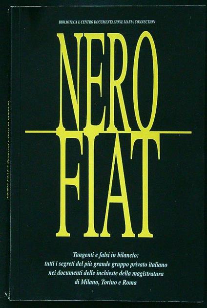 Nero Fiat - copertina