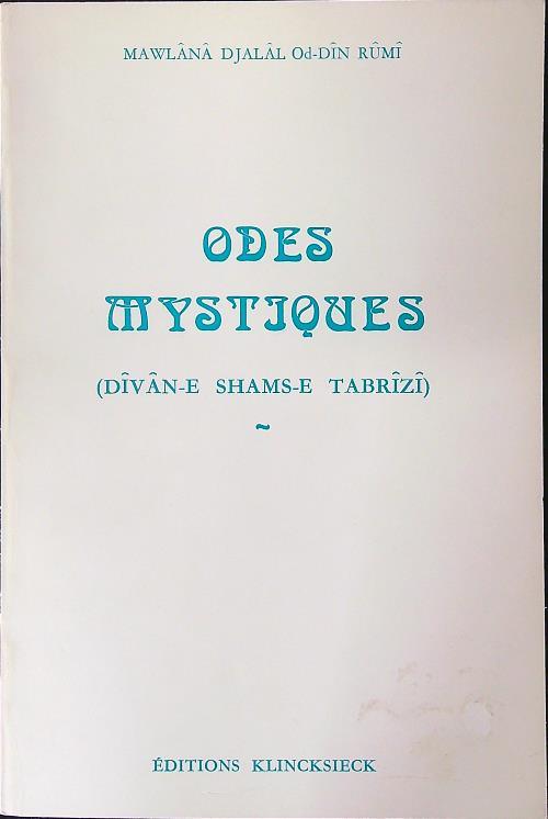 Odes mystiques - copertina