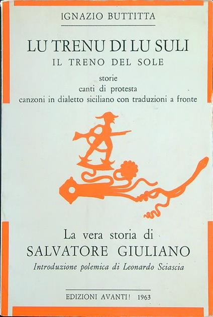 Lu trenu di lu suli Il treno del sole - Ignazio Buttitta - copertina