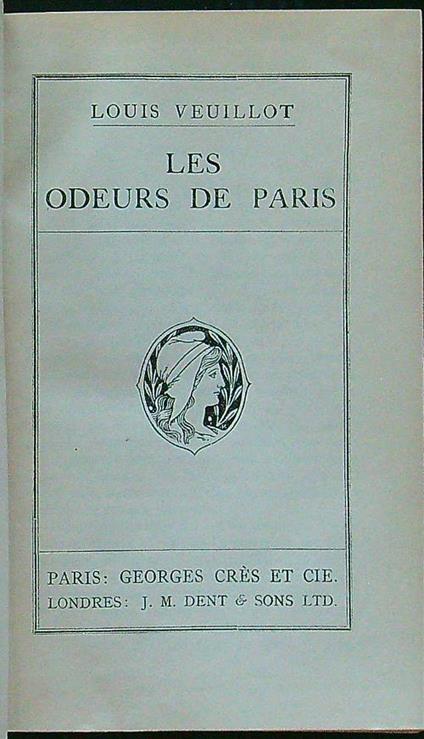 Les odeurs de Paris - copertina