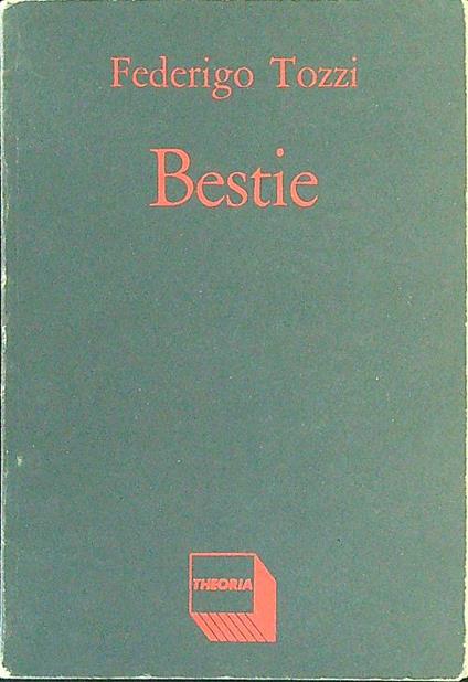 Bestie - Federico Tozzi - copertina