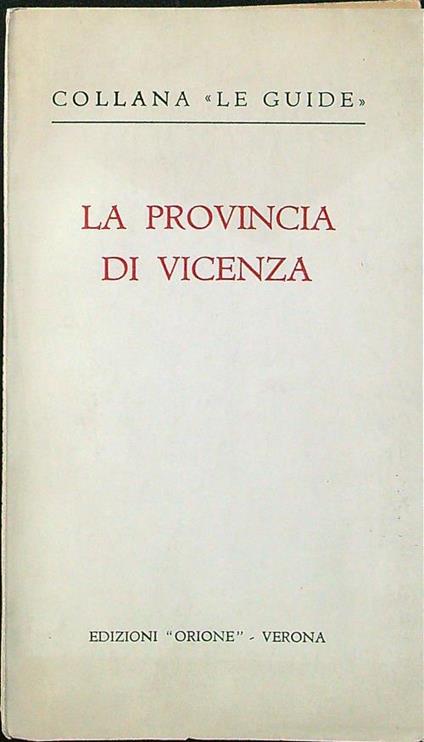 La provincia di Vicenza - copertina