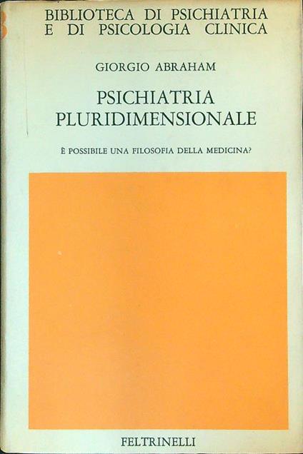 Psichiatria pluridimensionale - Giorgio Abraham - copertina