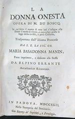 La donna onesta, opera di m. du boscq