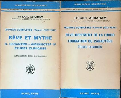 Reve et muthe 2 vv - Karl Abraham - copertina