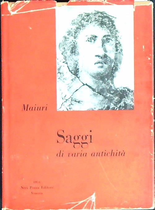 Saggi di varia antichità - Amedeo Maiuri - copertina