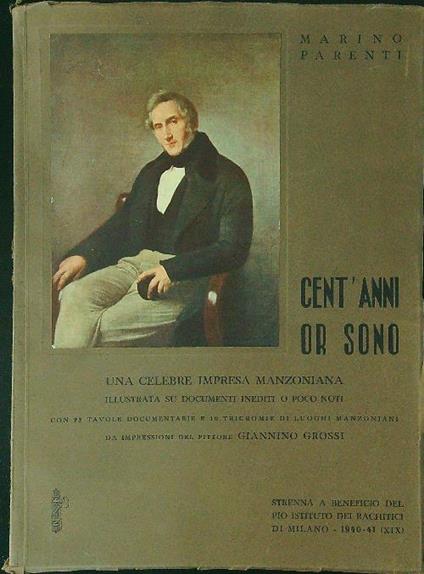 Cent'anni or sono - Marino Parenti - copertina