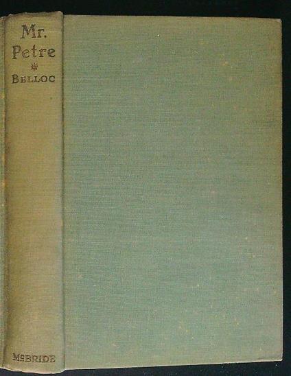Mr. Petre - Hilaire Belloc - copertina