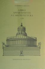 Libro appartenente a l'architettura 1559