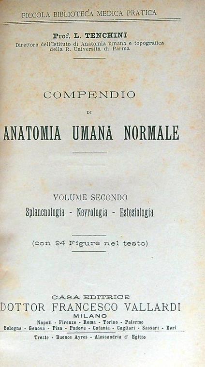 Compendio di anatomia umana