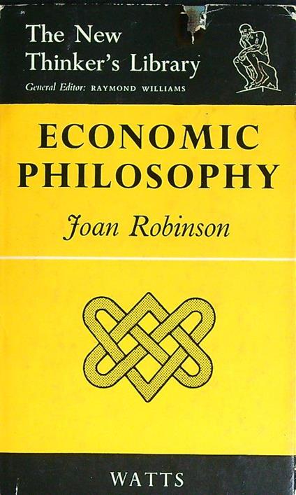 Economic Philosophy - Joan Robinson - copertina