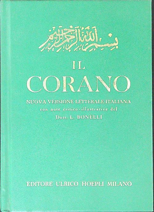 Il Corano - Luigi Bonelli - copertina