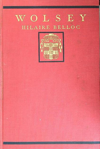 Wolsey - Hilaire Belloc - copertina