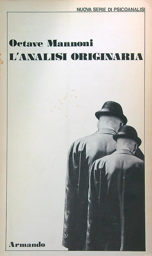 L' analisi originaria - Octave Mannoni - copertina