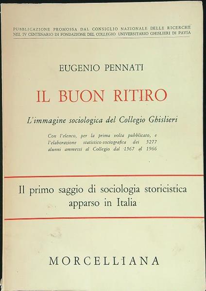 Il buon ritiro - Eugenio Pennati - copertina