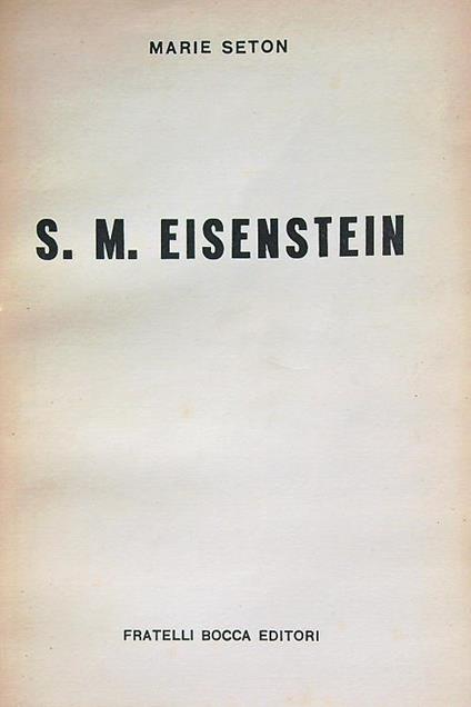S.M. Einstein - Marie Seton - copertina
