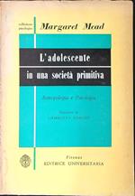 L' adolescente in una società primitiva