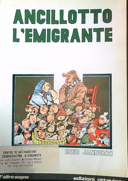 Ancillotto l'emigrante - Enzo Jannuzzi - copertina