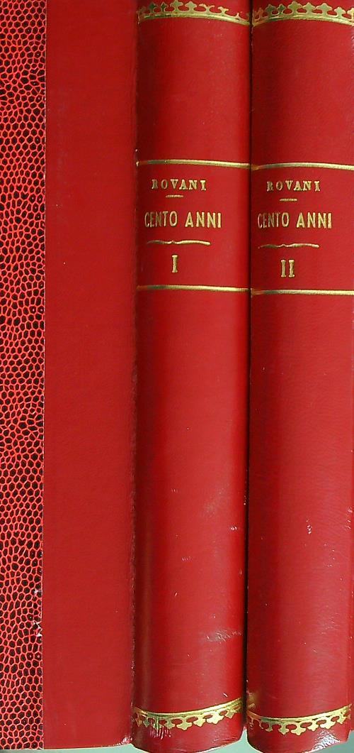 Cento anni. 2vv - Giuseppe Rovani - copertina