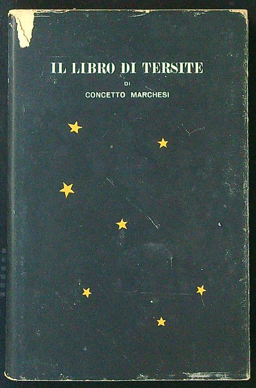 Il libro di Tersite - Concetto Marchesi - copertina