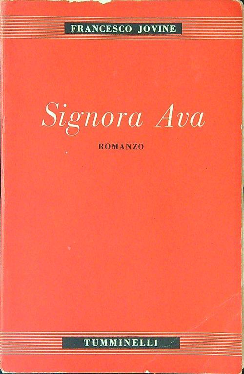 Signora Ava - Francesco Jovine - copertina