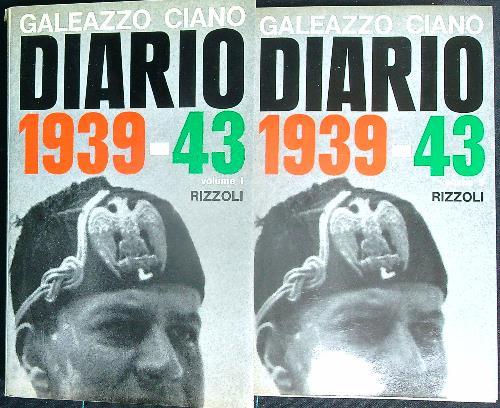 Diario 1939-43. 2vv - Galeazzo Ciano - Libro Usato - Rizzoli - | IBS