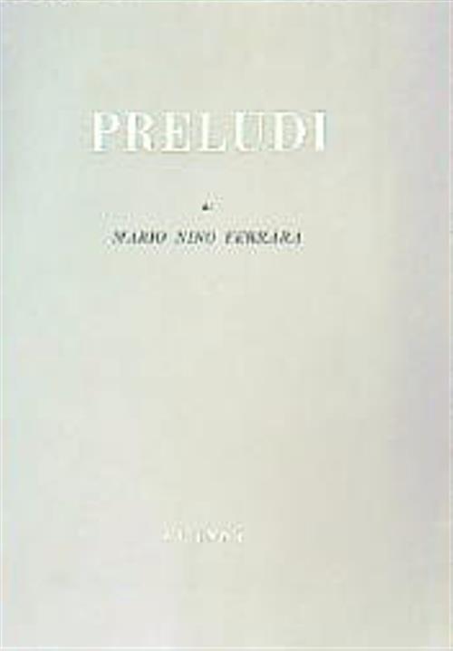 Preludi - Mario Nino Ferrara - copertina