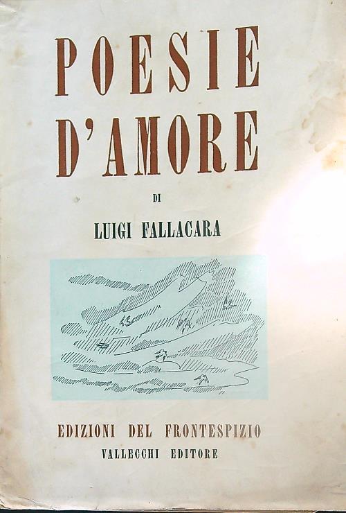 Poesie d'amore - Luigi Fallacara - copertina