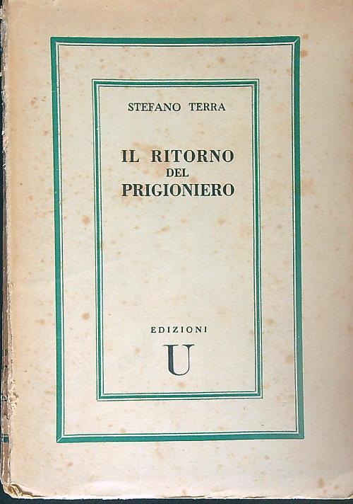 Il ritorno del prigioniero - Stefano Terra - copertina