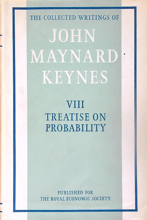 Treatise on Probability - John Maynard Keynes - copertina