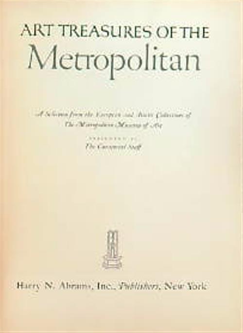 Art treasures of the Metropolitan - copertina