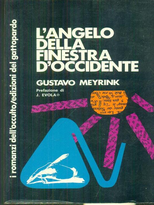 L' angelo della finestra d'Occidente - Gustavo Meyrink - copertina