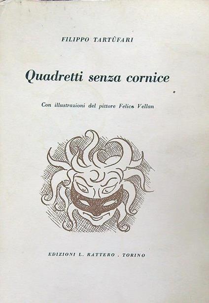 Quadretti senza cornice - Filippo Tartufari - copertina