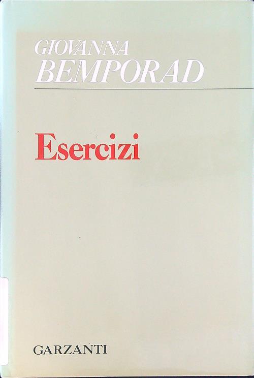 Esercizi - Giovanna Bemporad - copertina