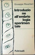 Introduzione all'embriologia sperimentale