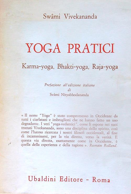 Yoga pratici - Swami Vivekananda - copertina