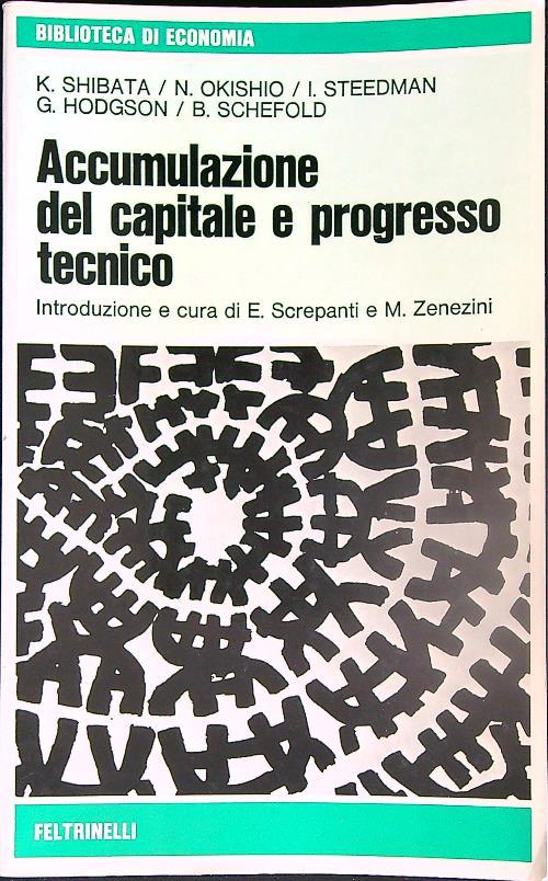 Accumulazione di capitale e progresso tecnico - copertina