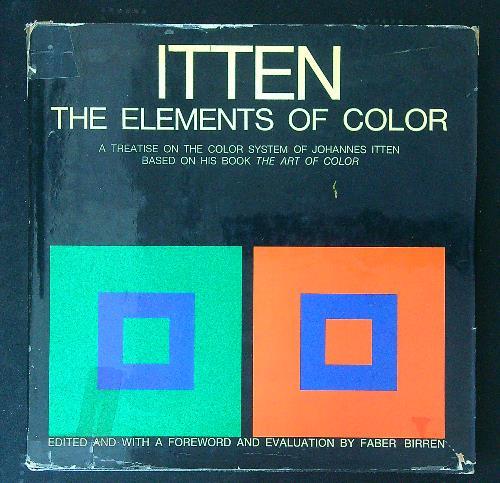 Itten The elements of color - Ernst Van Hagen - copertina