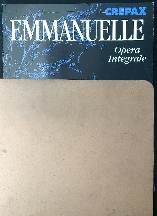 Emmenuelle Opera integrale - Guido Crepax - copertina