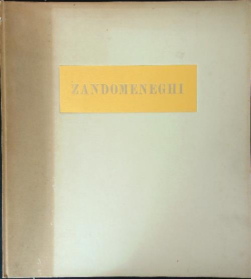 Zandomeneghi - Guido Perocco - copertina