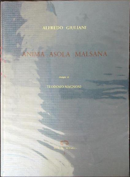 Anima asola malsana - Alfredo Giuliani - copertina