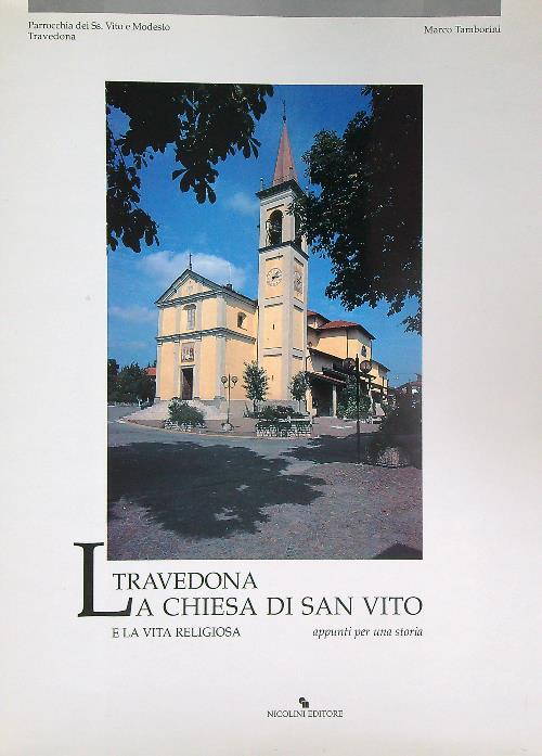 Travedona la chiesa di san vito e la vita religiosa - Marco Tamborini - copertina